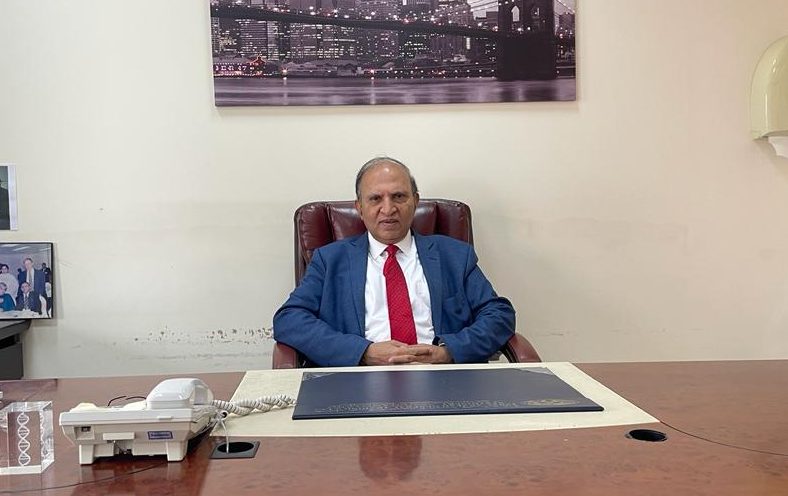 Dr Naeem Tarenn in office