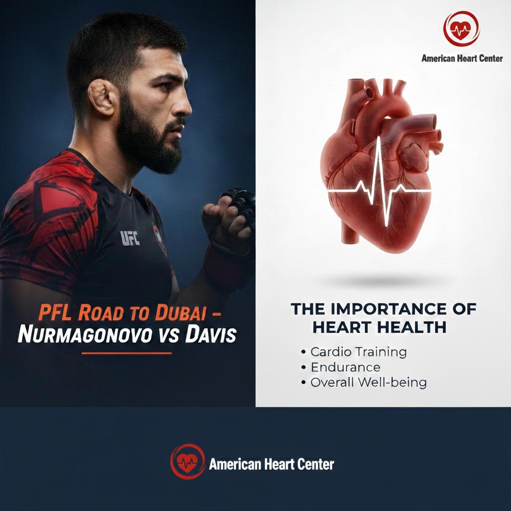 PFL Road to Dubai 2026 – Heart Health Tips from American Heart Center