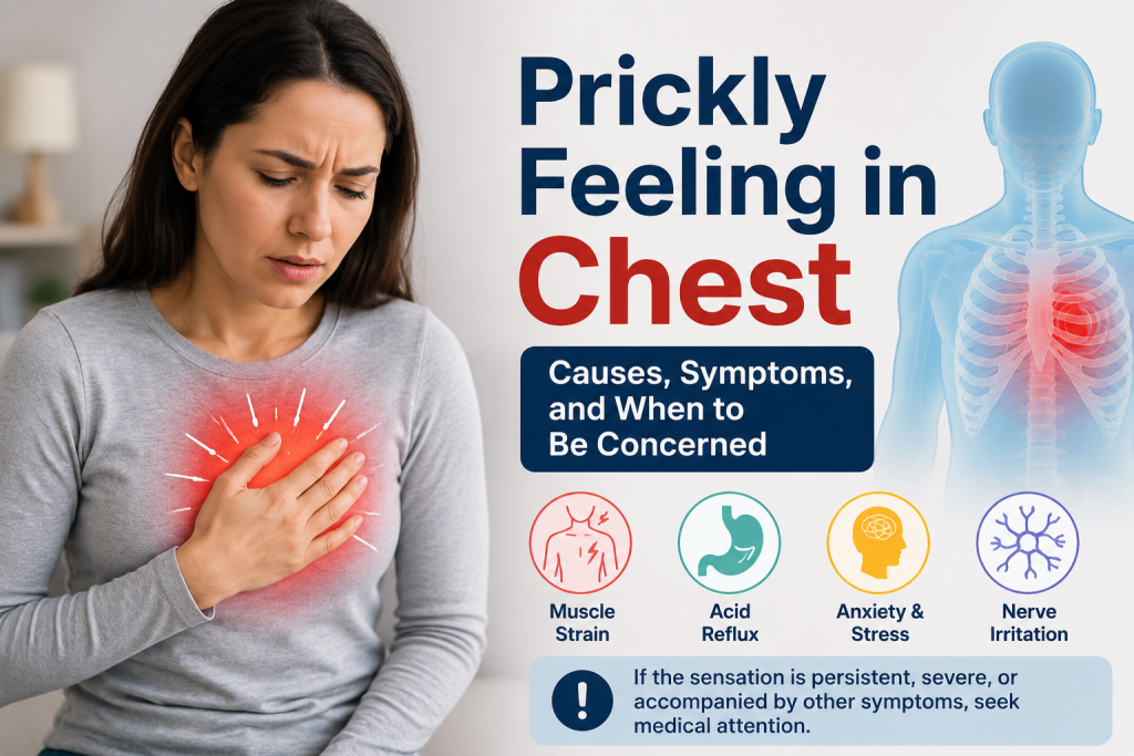 Prickly Feeling in Chest.