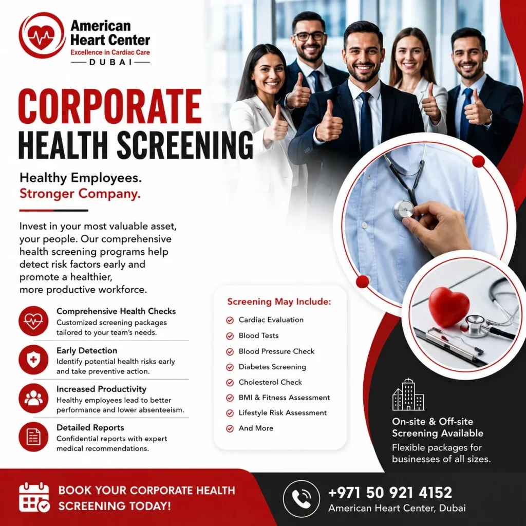 Corporate Health Screening Dubai