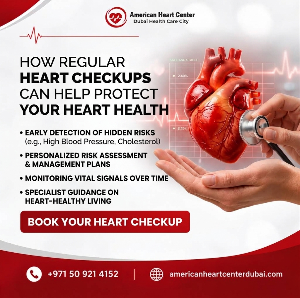 regular heart checkups dubai health care city